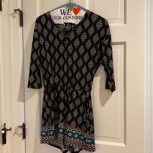 Stitch fix romper with belt